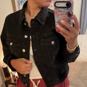 gap factory • oversized denim jacket